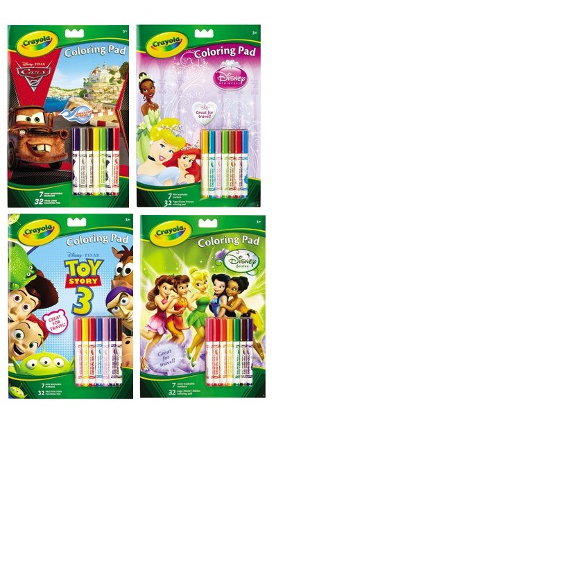 Crayola ชุดกระดาษวาดรูปพร้อมสีเมจิกดิสนีย์