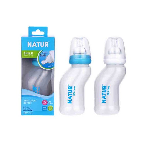 Natur ขวดนมทรงสุขภาพ 4 OZ.