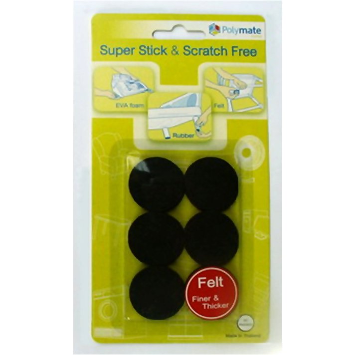Polymate แผ่นสักหลาดรองอุปกรณ์  30x3 mm.