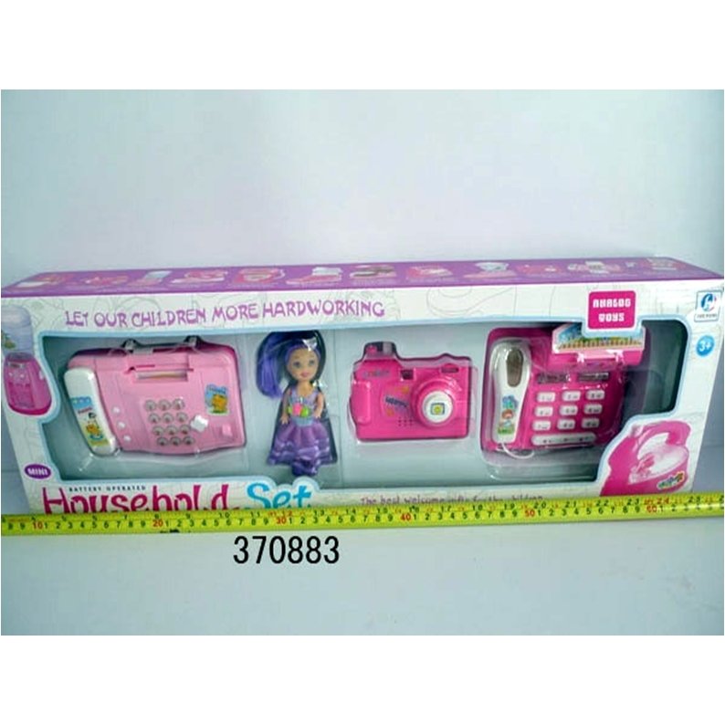 HUILE TOYS ชุดเครื่องแคชเชียร์+กล้องถ่ายรูป