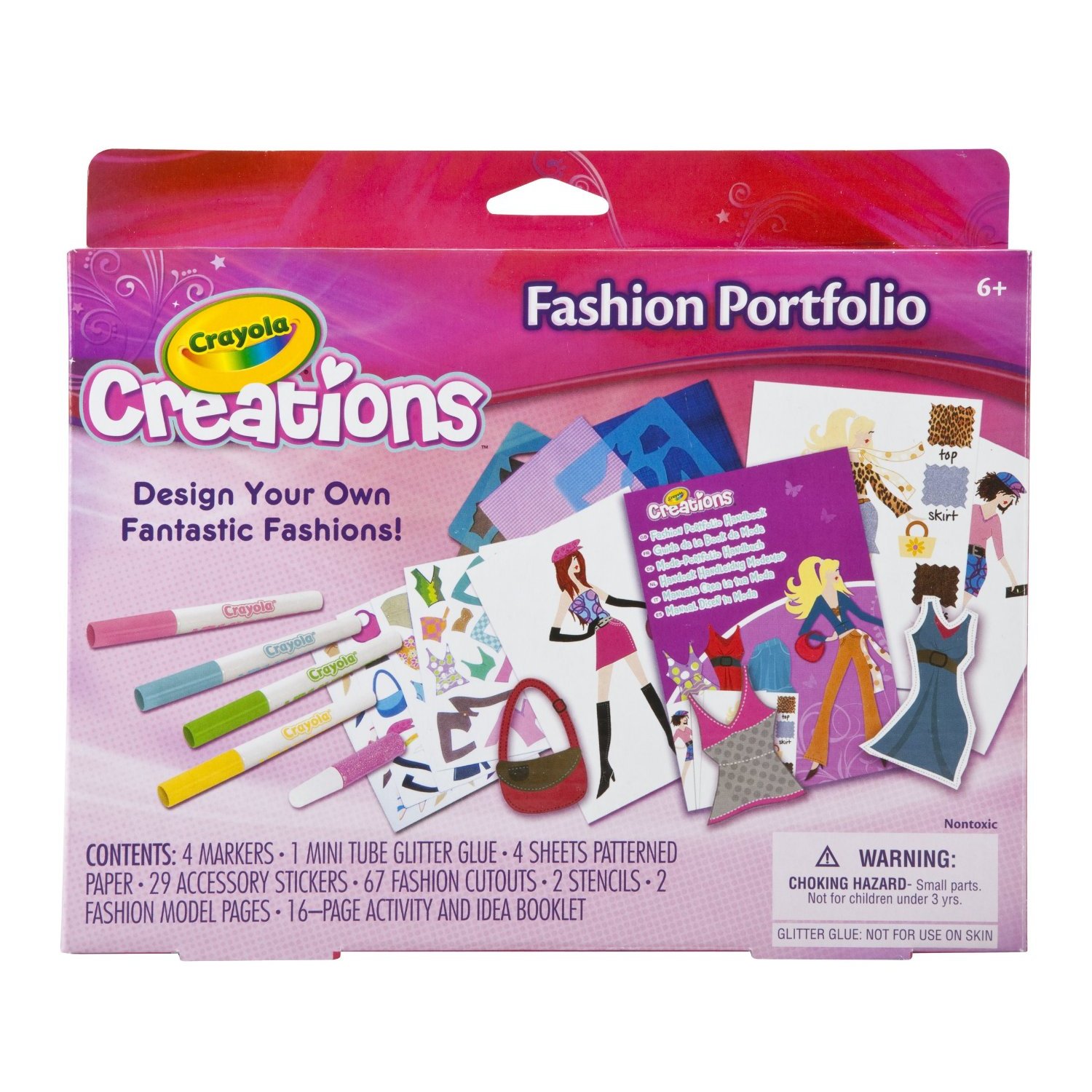 Crayola ชุดตกแต่งแฟชั่นเสื้อผ้า