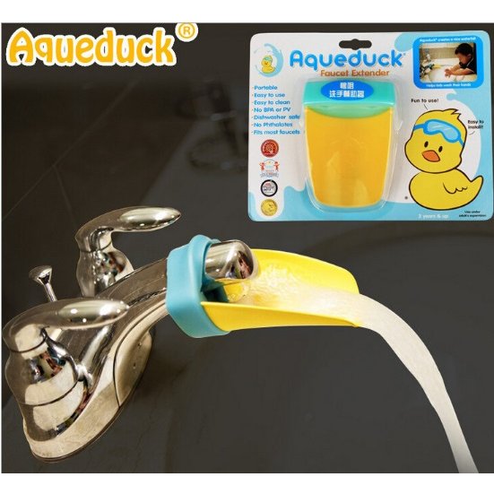 MOM2KIDS อุปกรณ์ต่อก็อกน้ำ สำหรับเด็ก Aqueduck