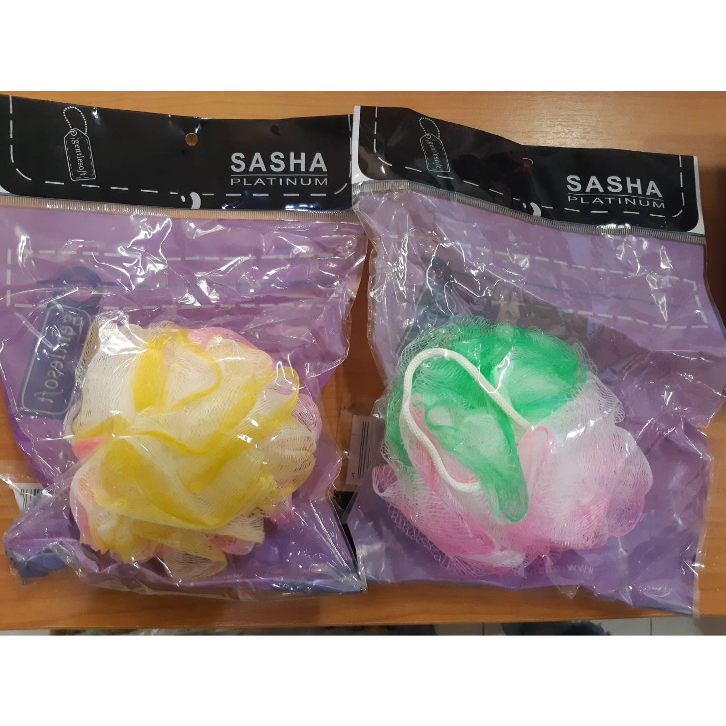Sasha ใยขัดผิวอาบน้ำ 60g