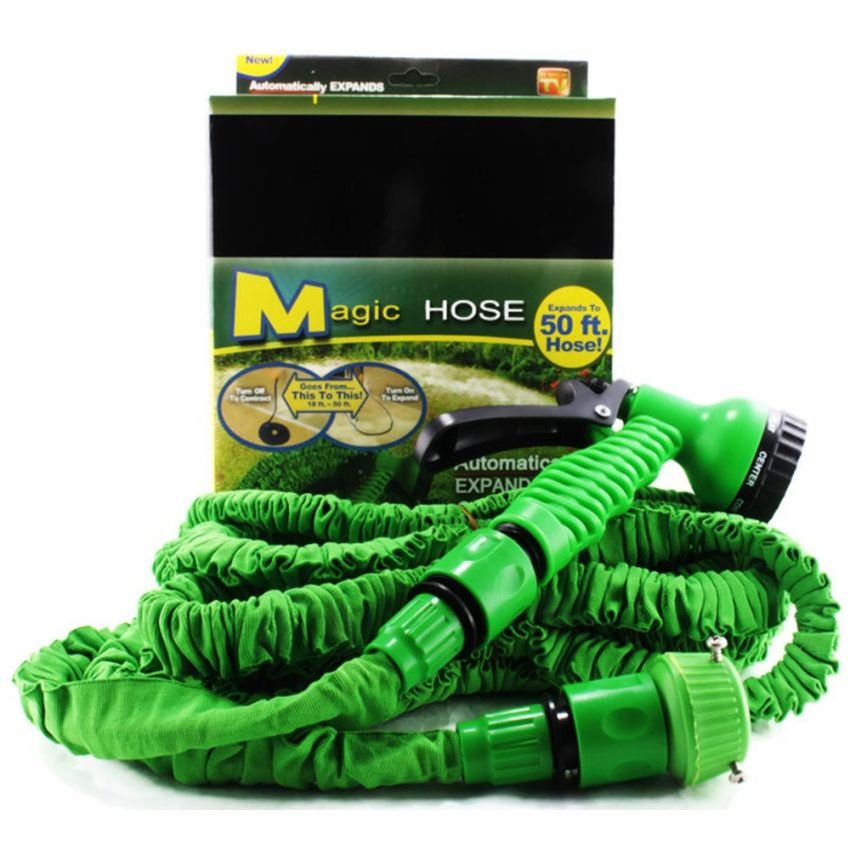 2home MAGIC HOSE สายยางยืดหดอัตโนมัติ 3 เท่า เกรด A 50 ฟุต