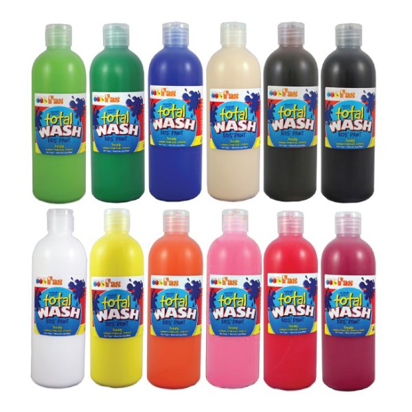 Fas FAS Total Wash Kid&rsquo;s Paint 500 ml (สีโปสเตอร์ล้างออกหมดจด)