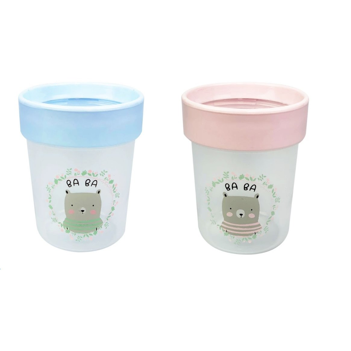 Nanny NANNY แก้วน้ำสีใส รุ่น BABA BEAR ขนาด 9 ออนซ์