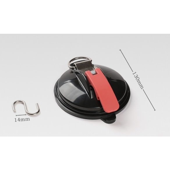 CoolCamp ตัวดูดสูญญากาศ Canopy Hook ยางดูดติดรถยนต์ สำหรับดึงรั้งทาร์ป ผ้าใบเต็นท์ เชือกเต็นท์