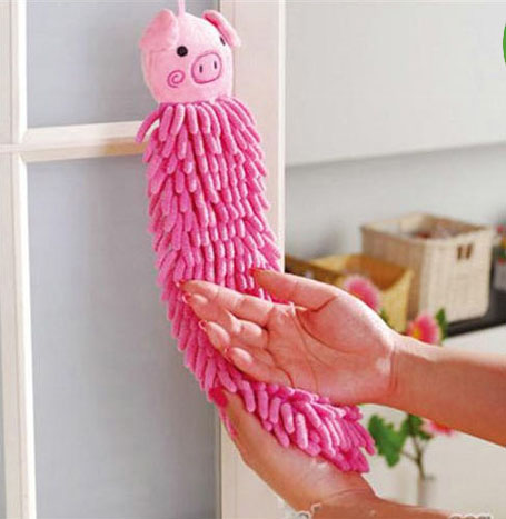 ผ้าเช็คมือ ผ้า Chenille ขนาด 30 ซม.